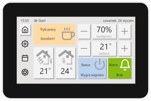Panel dotykowy PS-D6 (czarny)